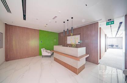 Office Space - Studio - 1 Bathroom for rent in Marina Plaza - Dubai Marina - Dubai
