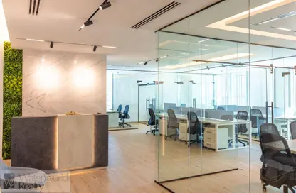 Office Space - Studio - 1 Bathroom for rent in The Prism - Business Bay - Dubai