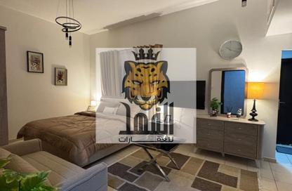 Apartment - Studio - 1 for rent in Corniche Tower - Ajman Corniche Road - Ajman