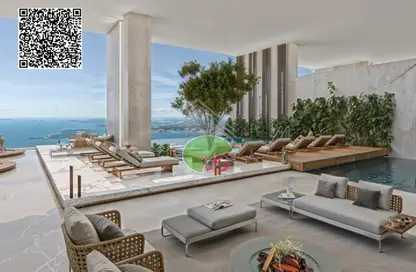 شقة - 2 غرف نوم - 3 حمامات للبيع في برج الوطن - طريق كورنيش عجمان - عجمان