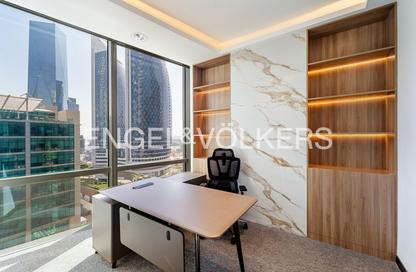 Office Space - Studio - 1 Bathroom for rent in North Tower - Emirates Financial Towers - DIFC - Dubai