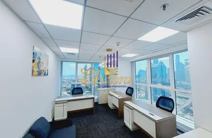 Business Centre - Studio - 4 Bathrooms for rent in Aspin Tower - Sheikh Zayed Road - Dubai