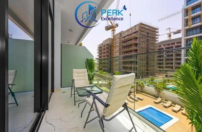 Apartment - Studio - 1 Bathroom for rent in Azizi Riviera 59 - Azizi Riviera - Meydan One - Meydan - Dubai