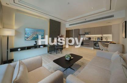 Apartment - 1 - 1 for rent in Mileo the Palm - Palm Jumeirah - Dubai