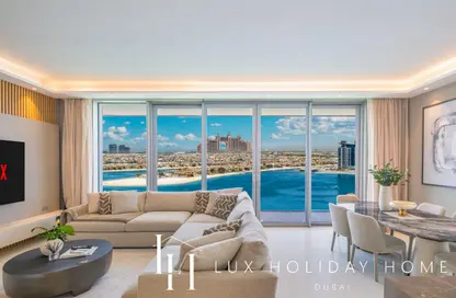 Apartment - 3 Bedrooms - 3 Bathrooms for rent in Beach Isle Tower 1 - Beach Isle - EMAAR Beachfront - Dubai Harbour - Dubai