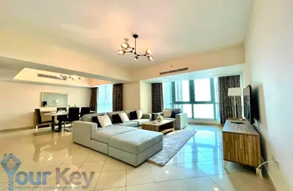 شقة - غرفة نوم - 2 حمامات للايجار في كابيتال بلازا C - كابيتال بلازا - شارع الكورنيش - أبوظبي