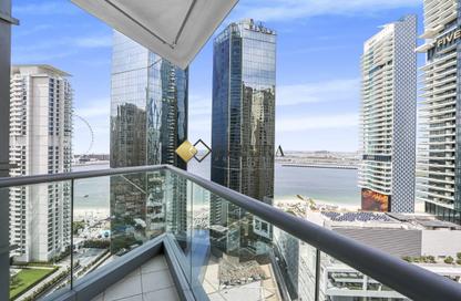 Apartment - 4 Bedrooms - 5 Bathrooms for rent in Al Fattan Marine Towers - Jumeirah Beach Residence - Dubai