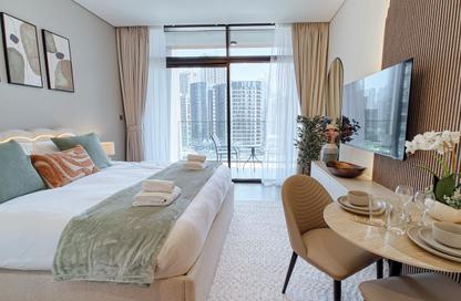 Apartment - Studio - 1 Bathroom for rent in Peninsula One - Peninsula - Business Bay - Dubai