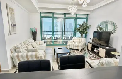 شقة - غرفة نوم - 1 حمام للايجار في مارينا كراون 1 - دبي مارينا - دبي