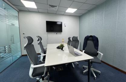 Office Space - Studio - 1 Bathroom for rent in The Prime Tower - Business Bay - Dubai