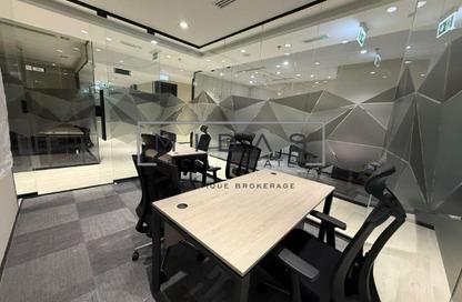 Business Centre - Studio - 4 Bathrooms for rent in The Regal Tower - Business Bay - Dubai
