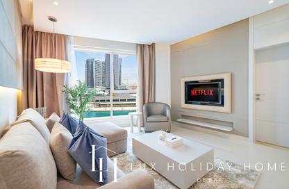 Apartment - 1 Bedroom - 1 Bathroom for rent in Damac Maison The Vogue - Business Bay - Dubai
