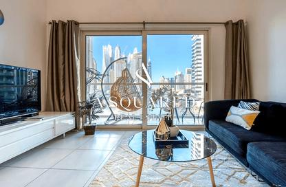 Apartment - 1 Bedroom - 2 Bathrooms for rent in Marina View Tower B - Marina View - Dubai Marina - Dubai