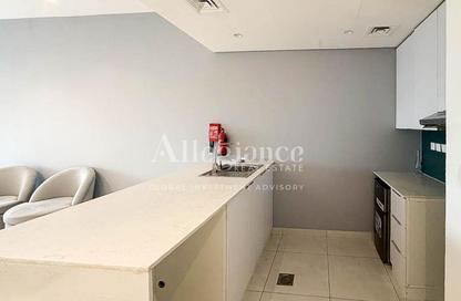 Apartment - Studio - 1 for rent in Blue Waves Tower - Dubai Land Residence Complex - Dubai