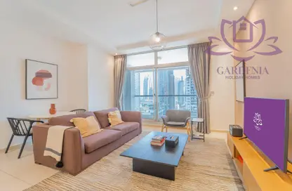 شقة - غرفة نوم - 2 حمامات للايجار في سكاي فيو - دبي مارينا - دبي