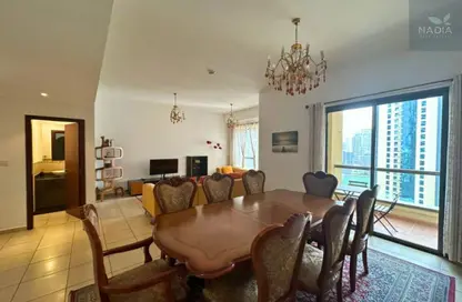 Apartment - 3 Bedrooms - 4 Bathrooms for rent in Rimal 6 - Rimal - Jumeirah Beach Residence - Dubai