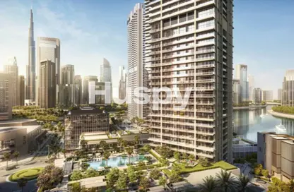 Apartment - 1 Bathroom for sale in Peninsula Four - Peninsula - Business Bay - Dubai