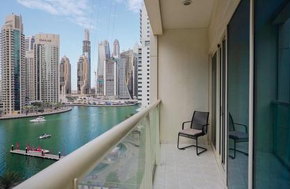 Apartment - 2 - 2 for rent in Marina View Tower A - Marina View - Dubai Marina - Dubai