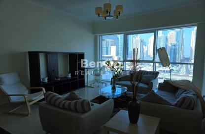 Apartment - 1 Bedroom - 2 Bathrooms for rent in Saba Tower 3 - JLT Cluster Q - Jumeirah Lake Towers - Dubai