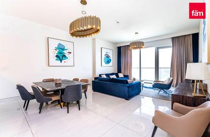 Apartment - 3 Bedrooms - 5 Bathrooms for rent in Palm View - Dubai Media City - Dubai