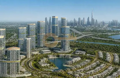 شقة - غرفة نوم - 1 حمام للبيع في سكاي فيو سبيكترا - شوبا هارتلاند الثانية - بو كدرة - دبي