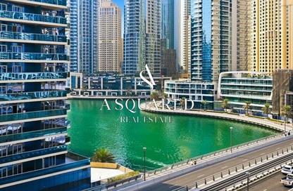 Apartment - 1 Bedroom - 2 Bathrooms for rent in Marina View Tower B - Marina View - Dubai Marina - Dubai