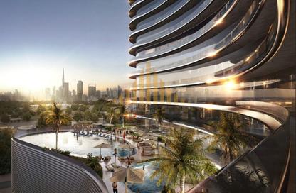 Apartment - 2 - 3 for sale in Binghatti Skyflame 1 - Binghatti Skyflame - Majan - Dubai