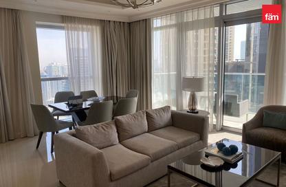Apartment - 2 - 3 for rent in The Address Residence Fountain Views 2 - The Address Residence Fountain Views - Downtown Dubai - Dubai