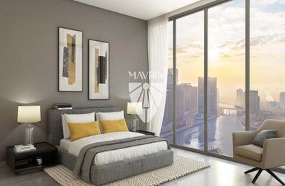 Apartment - Studio - 1 Bathroom for rent in Peninsula Two - Peninsula - Business Bay - Dubai