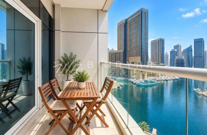 Apartment - 2 - 3 for rent in Continental Tower - Dubai Marina - Dubai