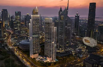 شقة - غرفة نوم - 2 حمامات للبيع في جميرا ريزيدنسز أبراج الإمارات - أبراج الإمارات - شارع الشيخ زايد - دبي