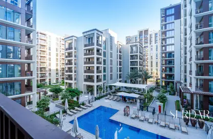 شقة - غرفة نوم - 1 حمام للايجار في لوتس في كريك بيتش مبنى 4 - لوتس في كريك بيتش - جريك بيتش - مرسى خور دبي - دبي