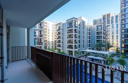 شقة - غرفة نوم - 2 حمامات للايجار في لوتس في كريك بيتش مبنى 4 - لوتس في كريك بيتش - جريك بيتش - مرسى خور دبي - دبي