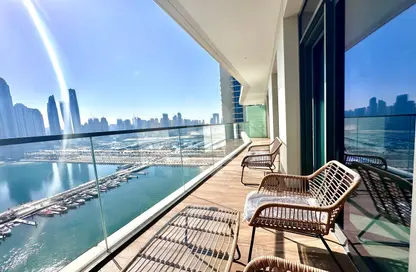 Apartment - 2 Bedrooms - 2 Bathrooms for rent in Marina Vista Tower 2 - Marina Vista - EMAAR Beachfront - Dubai Harbour - Dubai