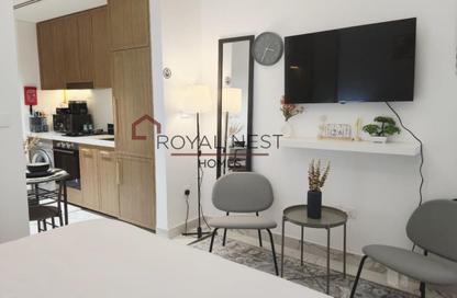 Apartment - Studio - 1 Bathroom for rent in Azizi Riviera 63 - Azizi Riviera - Meydan One - Meydan - Dubai