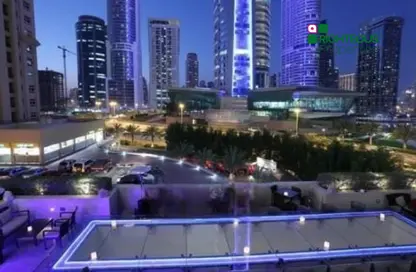 Retail - Studio - 1 Bathroom for rent in Crystal Tower - Business Bay - Dubai