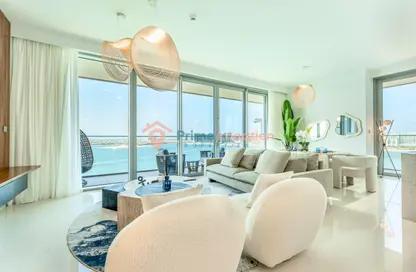 Apartment - 3 Bedrooms - 4 Bathrooms for rent in Beach Isle Tower 1 - Beach Isle - EMAAR Beachfront - Dubai Harbour - Dubai