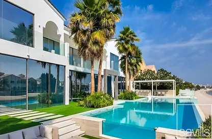 Villa - 6 Bedrooms - 7 Bathrooms for rent in Garden Homes Frond D - Garden Homes - Palm Jumeirah - Dubai