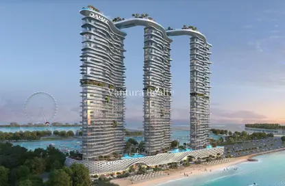 شقة - غرفة نوم - 2 حمامات للبيع في بناية بي - داماك باي - دبي هاربور - دبي