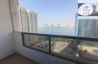 Apartment - 2 - 2 for rent in Blue Tower - Al Majaz 3 - Al Majaz - Sharjah