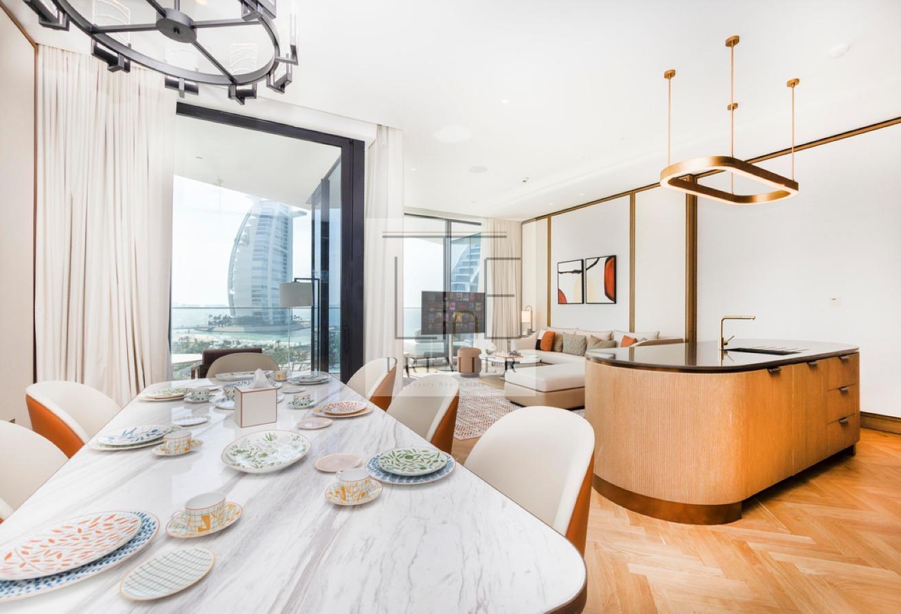 Resort-Style 2BR + Maid | Burj Al Arab Views photo 9
