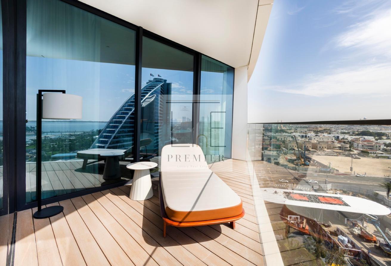 Resort-Style 2BR + Maid | Burj Al Arab Views photo 10
