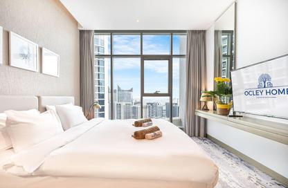 Apartment - Studio - 1 Bathroom for rent in Damac Maison Prive A - Damac Maison Prive - Business Bay - Dubai