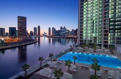 Apartment - Studio - 1 Bathroom for rent in Damac Maison Prive A - Damac Maison Prive - Business Bay - Dubai