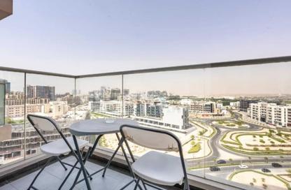 Apartment - Studio - 1 Bathroom for rent in Miraclz Tower by Danube - Arjan - Dubai