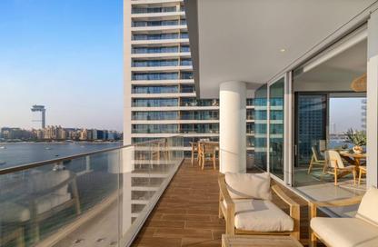 Apartment - 3 Bedrooms - 3 Bathrooms for rent in Beach Isle Tower 2 - Beach Isle - Emaar Beachfront - Dubai Harbour - Dubai