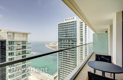 Apartment - 1 Bedroom - 1 Bathroom for rent in Marina Vista Tower 1 - Marina Vista - EMAAR Beachfront - Dubai Harbour - Dubai