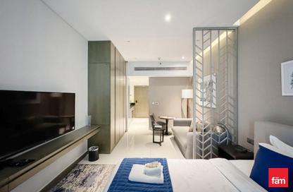 Apartment - Studio - 1 Bathroom for rent in Damac Maison Prive A - Damac Maison Prive - Business Bay - Dubai
