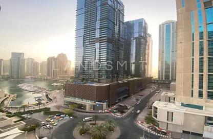 Apartment - 3 Bedrooms - 4 Bathrooms for rent in Al Mass Tower - Dubai Marina Towers - Dubai Marina - Dubai