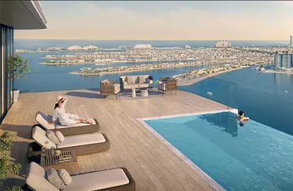 شقة - غرفة نوم - 1 حمام للبيع في برج Seapoint 2 - سي بوينت - إعمار بيتشفرونت - دبي هاربور - دبي